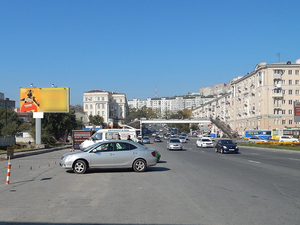 Фотография рекламного носителя, тип: Билборд 3x6, адрес: Новоивановская ул., д.1а, Владивосток, Приморский край, Россия. Сторона B №88903