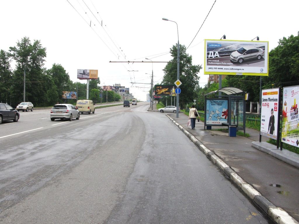 Фотография рекламного носителя, тип: Билборд 3x6, адрес: Народного Ополчения ул., д.50, Москва, Россия. Сторона А №93442