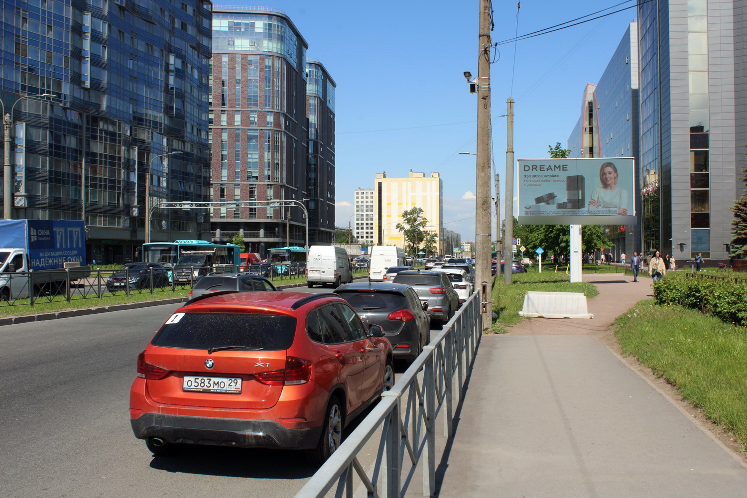 Фотография рекламного носителя, тип: Билборд 3x6, адрес: Энергетиков пр-т. Х Карла Фаберже пр-т., д.8, Санкт-Петербург, Россия. Сторона А1 №121399