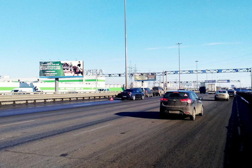 Фотография рекламного носителя, тип: Суперсайт 5x15, адрес: Новорязанское ш., 21 350м, Люберцы, Московская область, Россия. Сторона Б №467594