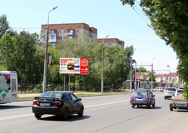Фотография рекламного носителя, тип: Билборд 3x6, адрес: Мира пр-т., д.11, Омск, Омская область, Россия. Сторона Б №197259