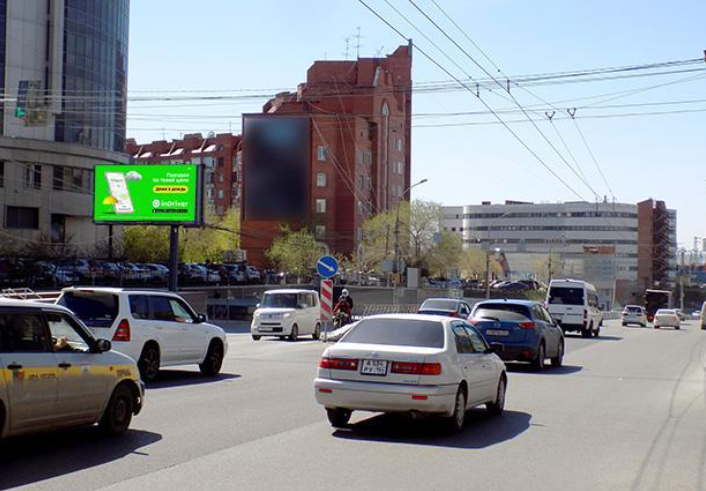 Фотография рекламного носителя, тип: Билборд 3x6, адрес: Димитрова пр-т., д.2 Х Ленина ул., Новосибирск, Новосибирская область, Россия. Сторона Б1 №1328491