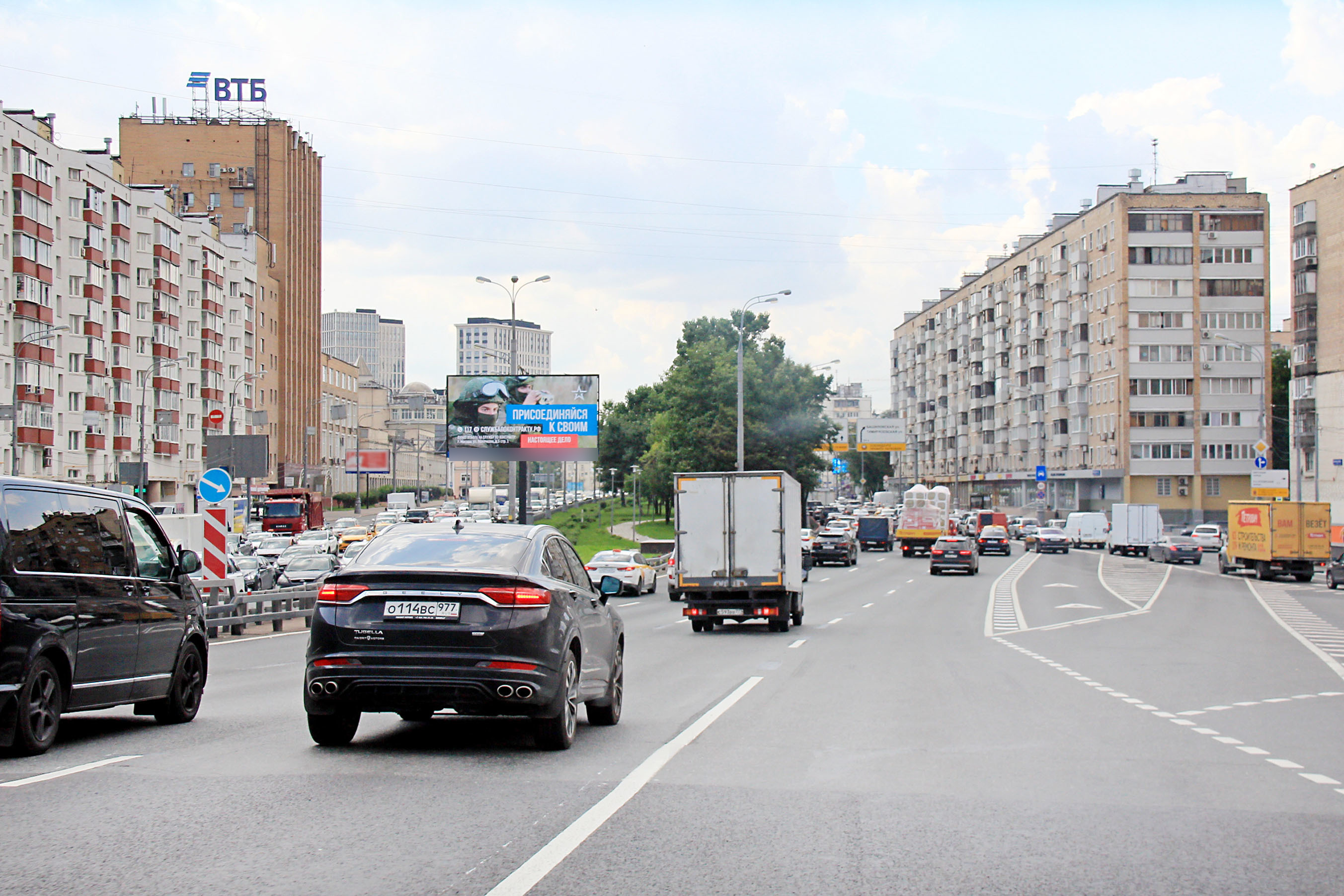 Фотография рекламного носителя, тип: Билборд 3x6, адрес: Нижняя Масловка ул., д.5, корп.1, Москва, Россия. Сторона А51 №583617