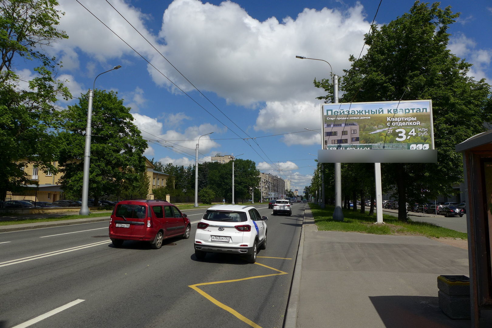 Фотография рекламного носителя, тип: Билборд 3x6, адрес: Гражданский пр-т., д.11, Санкт-Петербург, Россия. Сторона А1 №757017