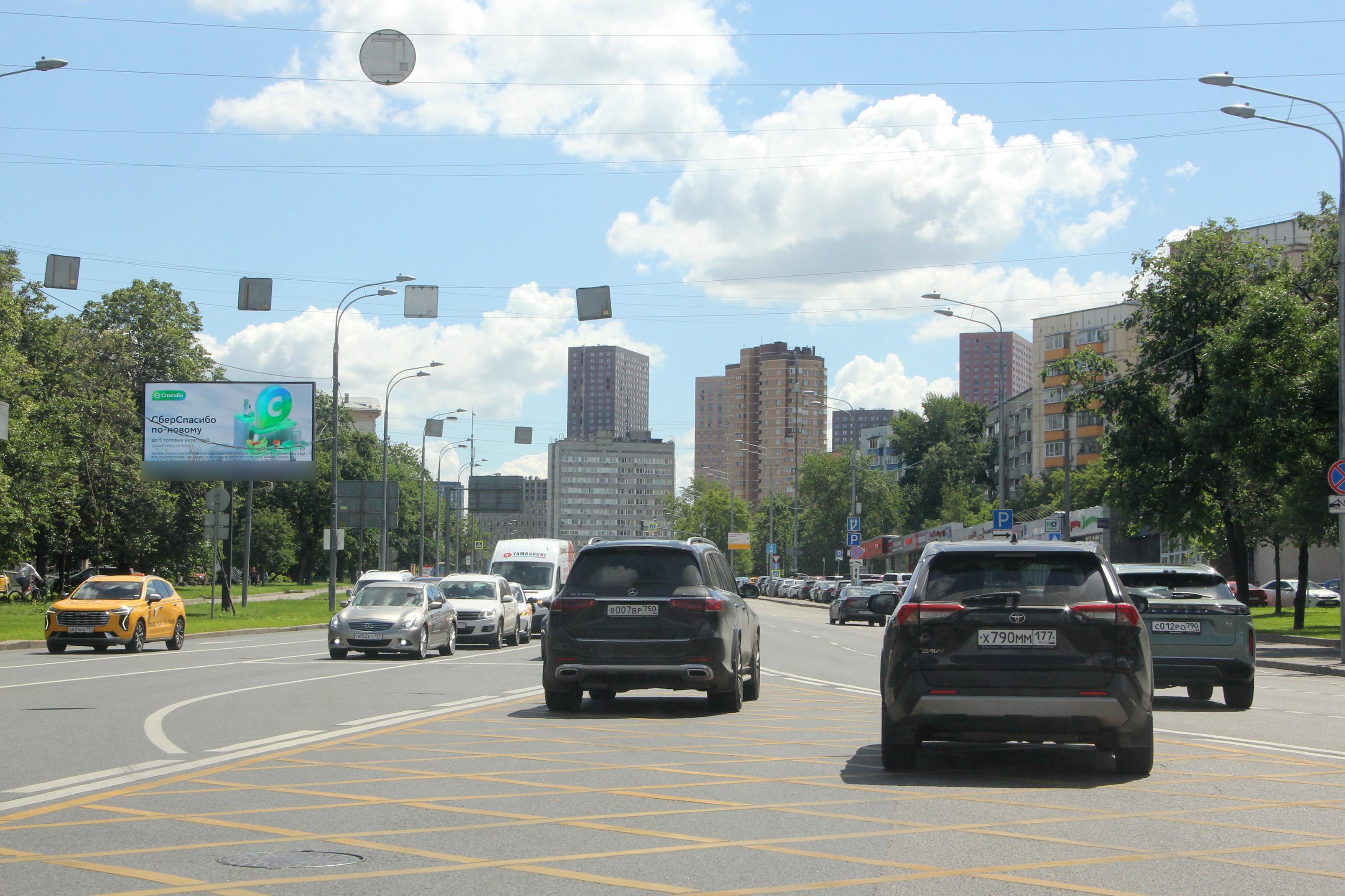 Фотография рекламного носителя, тип: Билборд 3x6, адрес: Волгоградский пр-т., д.7, Москва, Россия. Сторона Б1 №351611