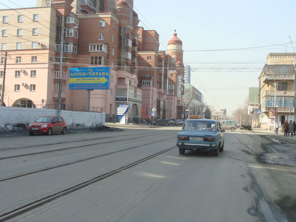 Фотография рекламного носителя, тип: Билборд 3x6, адрес: Пушкина ул. Х Карла Маркса ул., Челябинск, Челябинская область, Россия. Сторона В №185545
