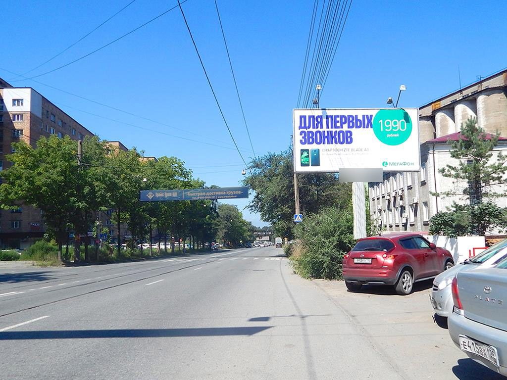 Фотография рекламного носителя, тип: Билборд 3x6, адрес: Народный пр-т., д.28, Владивосток, Приморский край, Россия. Сторона А №88883