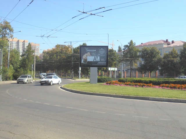 Фотография рекламного носителя, тип: Ситиборд 2.7x3.7, адрес: Дзержинского ул., д.99 Х Лузана ул., Краснодар, Краснодарский край, Россия. Сторона Б №234384