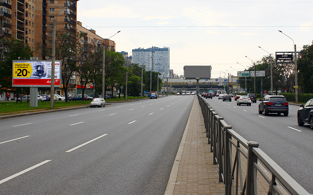 Фотография рекламного носителя, тип: Билборд 3x6, адрес: Ленинский пр-т., д.152, Санкт-Петербург, Россия. Сторона B №171277