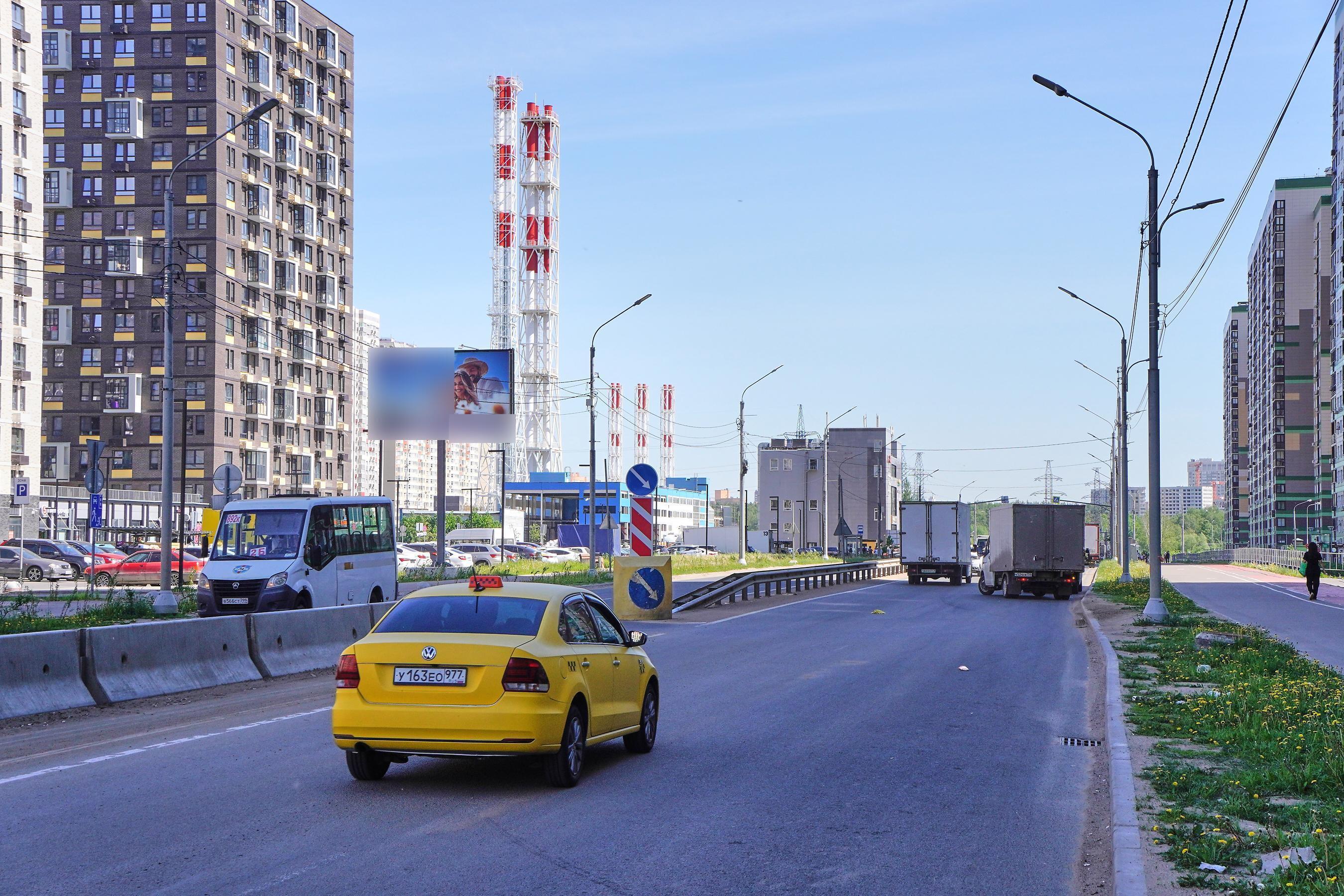Фотография рекламного носителя, тип: Билборд 3x6, адрес: Путилковское ш., 1 800м, слева, Московская область, Россия. Сторона Б №1006700