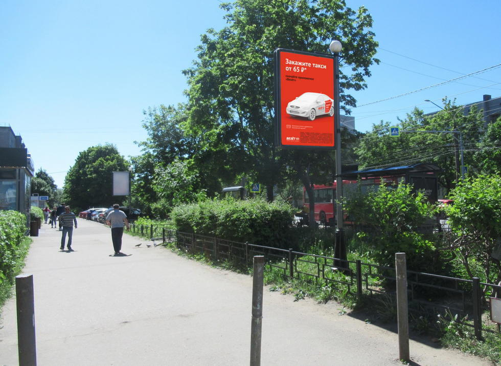 Фотография рекламного носителя, тип: Ситиформат 1.8x1.2, адрес: Егорова ул., д.4, Владимир, Владимирская область, Россия. Сторона Б №158201