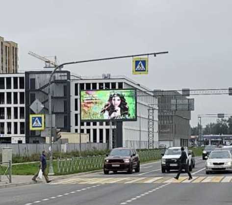 Фотография рекламного носителя, тип: Билборд 3x6, адрес: Красносельское ш., ПК а/д, 8 68м, Ленинградская область, Россия. Сторона Б1-Б10 №1087859