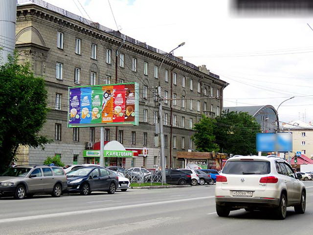 Фотография рекламного носителя, тип: Билборд 3x6, адрес: Карла Маркса пр-т., д.37, Новосибирск, Новосибирская область, Россия. Сторона B №191826