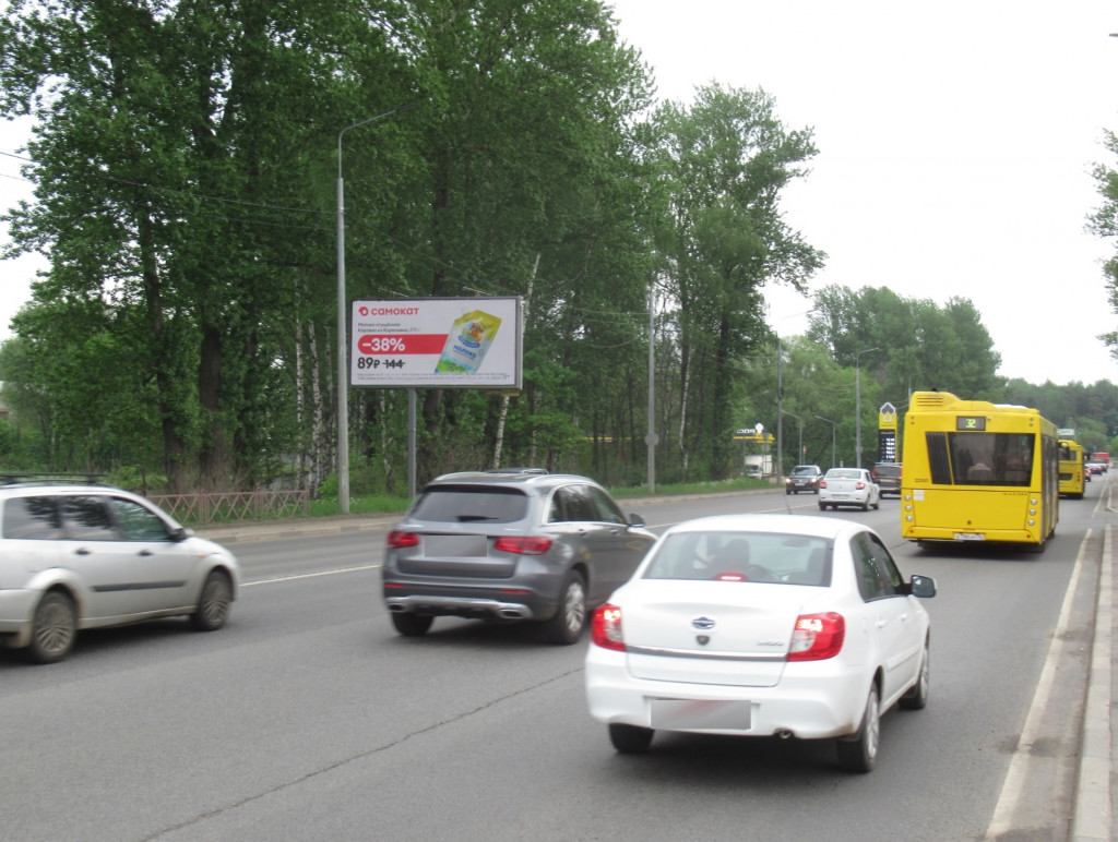 Фотография рекламного носителя, тип: Билборд 3x6, адрес: Дачная ул., 300м от пересечения с пр-том Авиаторов, Ярославль, Ярославская область, Россия. Сторона Б №109216