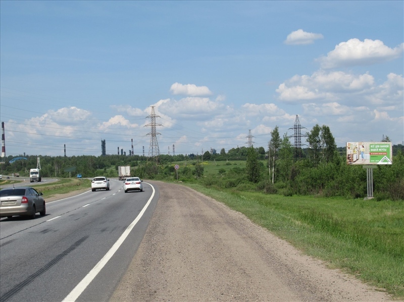 Фотография рекламного носителя, тип: Билборд 3x6, адрес: Московское ш., 250 150м, Ярославль, Ярославская область, Россия. Сторона А №110571