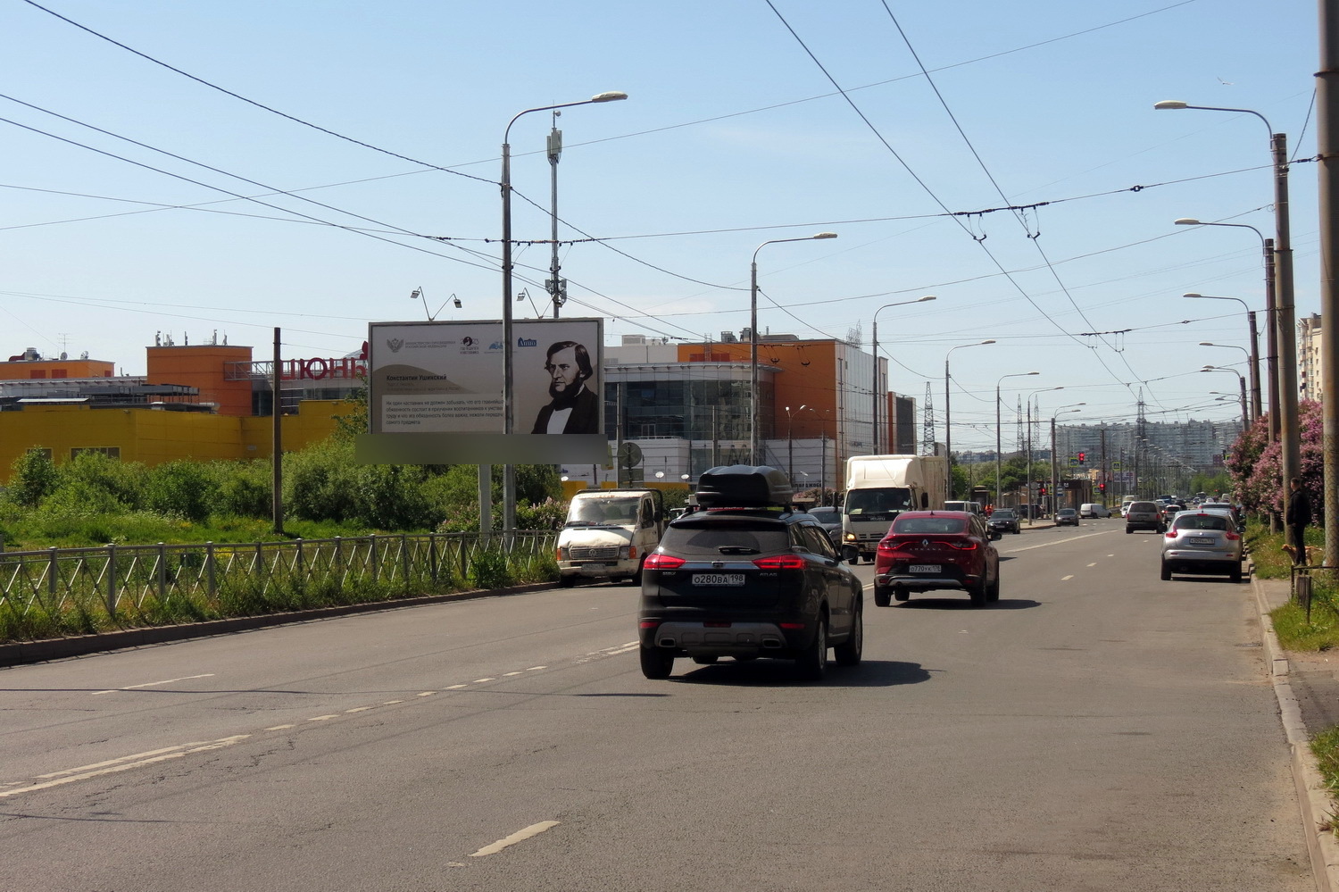 Фотография рекламного носителя, тип: Билборд 3x6, адрес: Энтузиастов пр-т., д.33, корп.1 X Осипенко ул., Санкт-Петербург, Россия. Сторона Б №638137