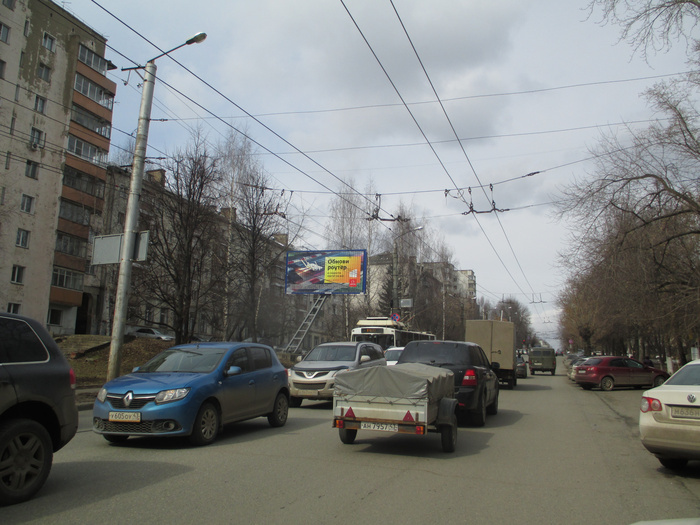 Фотография рекламного носителя, тип: Билборд 3x6, адрес: Карла Маркса ул., д.167, Киров, Кировская область, Россия. Сторона B1-B3 №160428