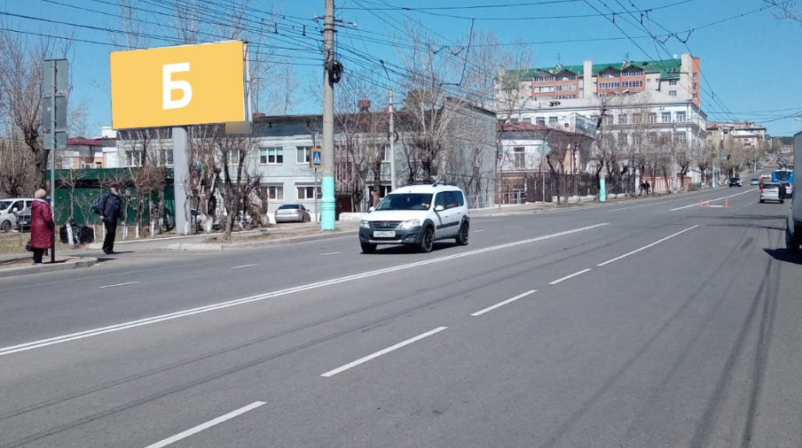 Фотография рекламного носителя, тип: Билборд 3x6, адрес: Баргузинская ул., поз.4, Чита, Забайкальский край, Россия. Сторона Б №1052906