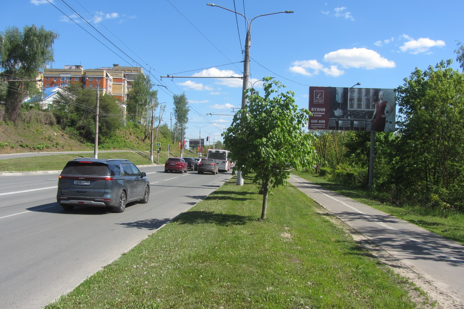 Фотография рекламного носителя, тип: Билборд 3x6, адрес: Мира ул., напротив автосервиса ТопЭнергоСоюз, Владимир, Владимирская область, Россия. Сторона А №840018