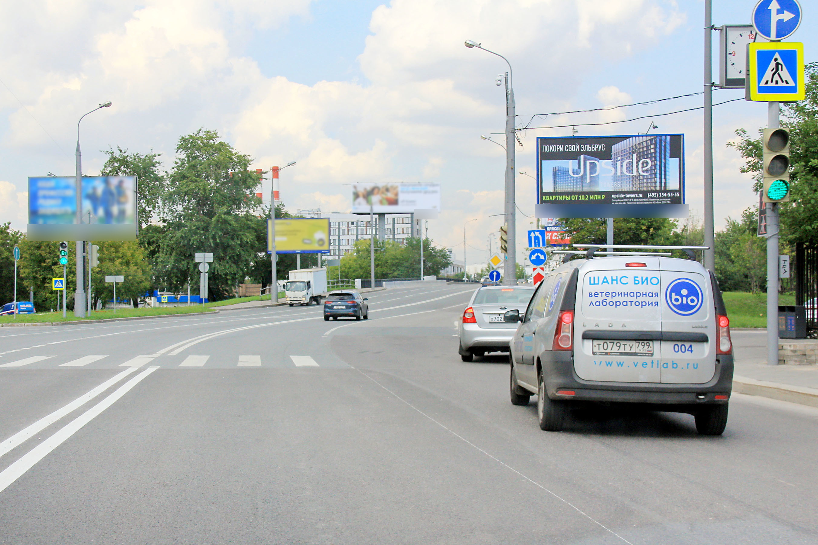 Фотография рекламного носителя, тип: Билборд 3x6, адрес: Шереметьевская ул., д.34, Москва, Россия. Сторона А №832351