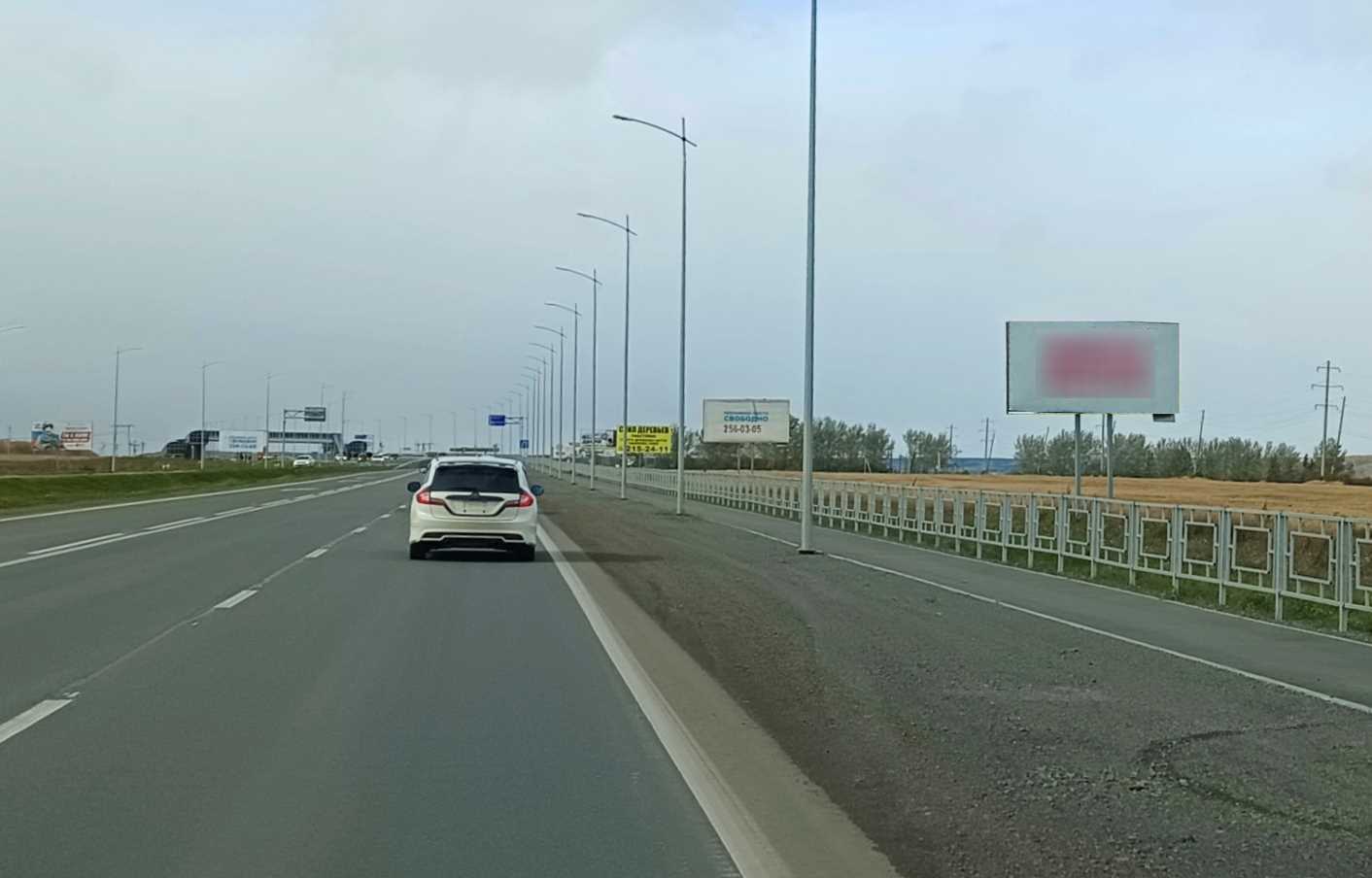 Фотография рекламного носителя, тип: Билборд 3x6, адрес: 04К-297 а/д., 1 350м, Красноярский край, Россия. Сторона А №1361804