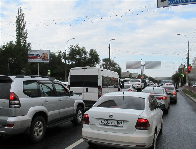 Фотография рекламного носителя, тип: Билборд 3x6, адрес: Университетский пр-т. Х Казахская ул., Волгоград, Волгоградская область, Россия. Сторона Б №111442