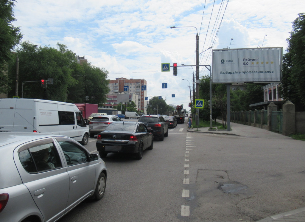 Фотография рекламного носителя, тип: Билборд 3x6, адрес: 9 Января ул., д.103 Х Труда пр-т., Воронеж, Воронежская область, Россия. Сторона А1-А3 №111713