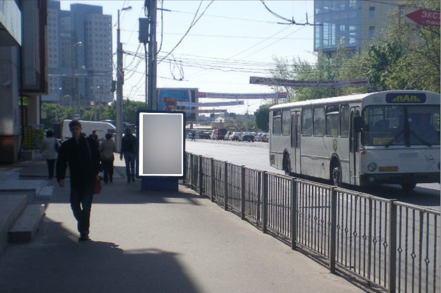 Фотография рекламного носителя, тип: Пилон, адрес: Ленинский пр-т., Калининград, Калининградская область, Россия. Сторона B №223204