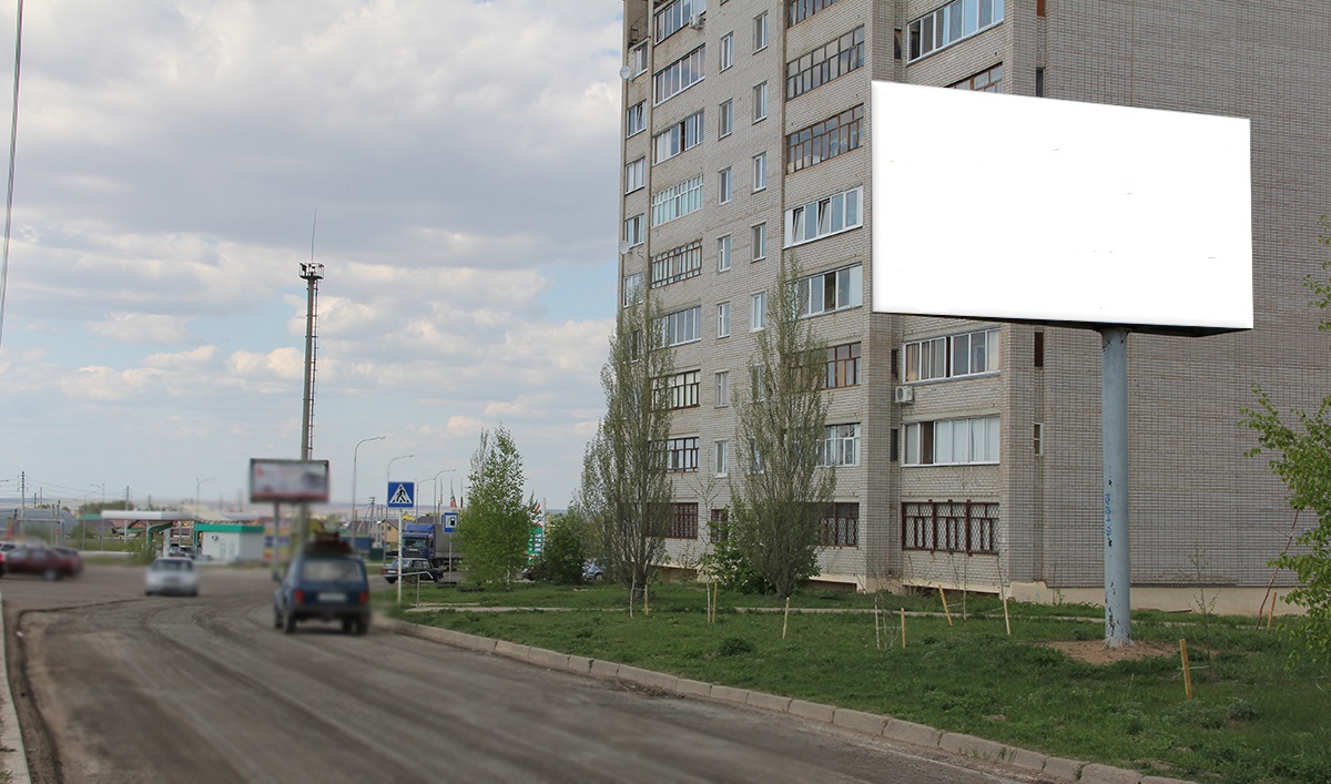 Фотография рекламного носителя, тип: Билборд 3x6, адрес: Пролетарская ул., «Эссен», Елабуга, Республика Татарстан, Россия. Сторона А №698852