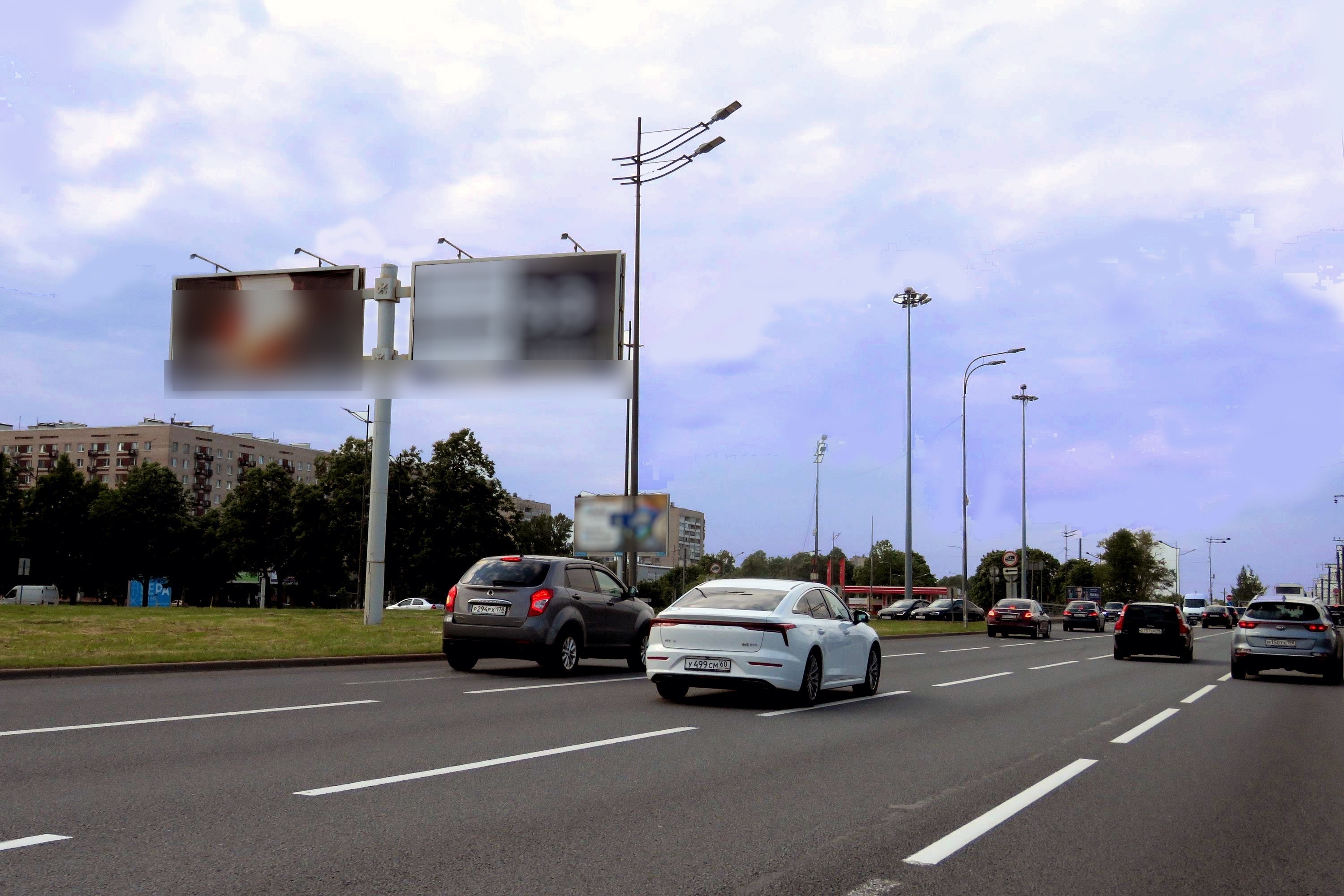 Фотография рекламного носителя, тип: Билборд 3x6, адрес: Витебский пр-т. Х Типанова ул., д.40, Санкт-Петербург, Россия. Сторона А3 №767998