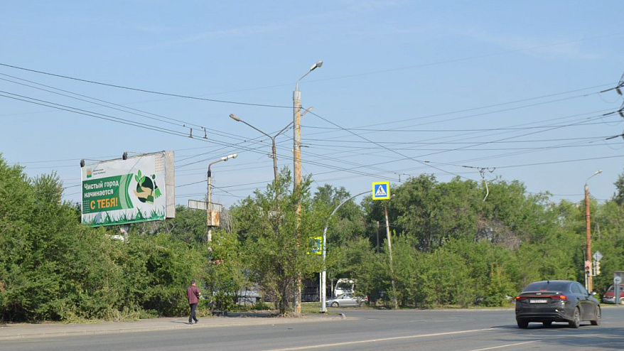 Фотография рекламного носителя, тип: Билборд 3x6, адрес: Механическая ул. Х Героев Танкограда ул., Челябинск, Челябинская область, Россия. Сторона B №200132