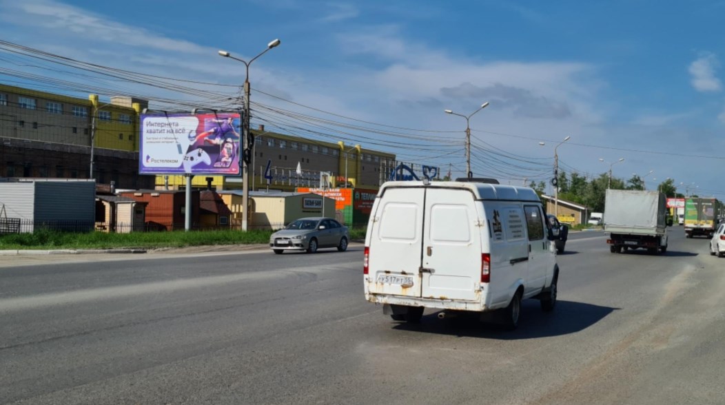 Фотография рекламного носителя, тип: Билборд 3x6, адрес: 10 лет Октября ул., д.182, поз.2, Омск, Омская область, Россия. Сторона В №1010016