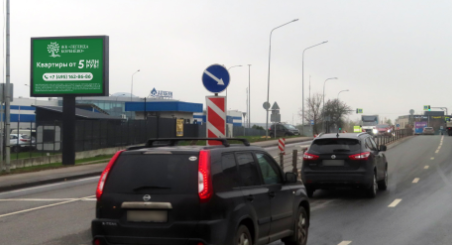 Фотография рекламного носителя, тип: Ситиборд 2.7x3.7, адрес: Лобаново д., напротив д. 260, Истра, Московская область, Россия. Сторона Б №1398334