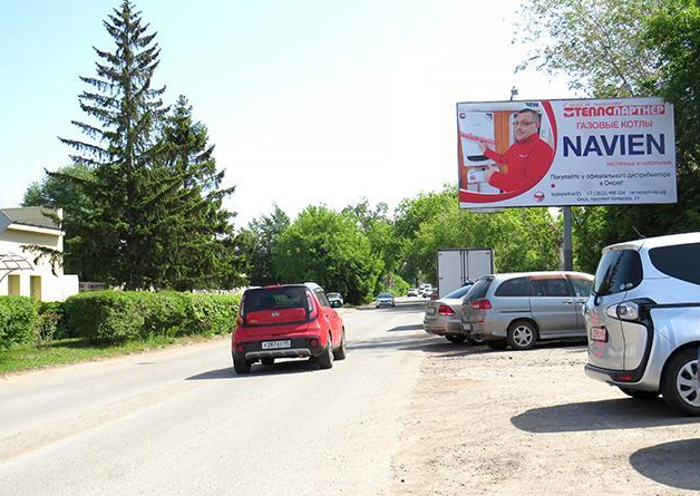 Фотография рекламного носителя, тип: Билборд 3x6, адрес: Красных зорь ул., д.4в, Омск, Омская область, Россия. Сторона А №616907