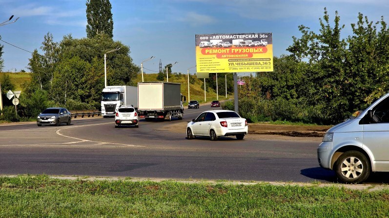 Фотография рекламного носителя, тип: Билборд 3x6, адрес: Ильюшина ул. X Просторная ул., Воронеж, Воронежская область, Россия. Сторона A №1375520