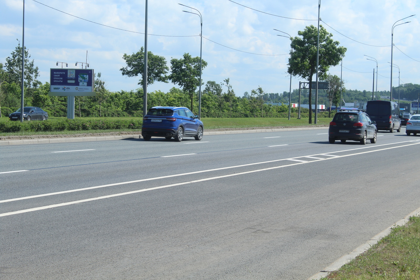 Фотография рекламного носителя, тип: Билборд 3x6, адрес: Пулковское ш. Х Ленинградское ш., Санкт-Петербург, Россия. Сторона Б №106396