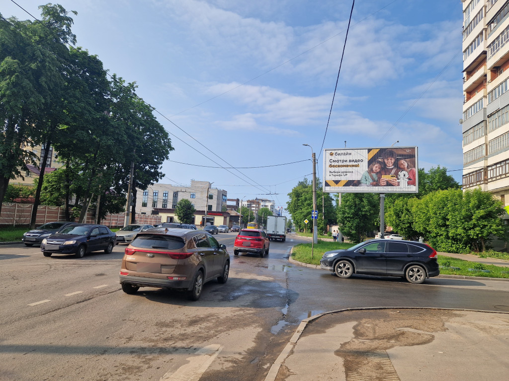 Фотография рекламного носителя, тип: Билборд 3x6, адрес: Бубнова ул., д.47, Иваново, Ивановская область, Россия. Сторона А1-А3 №253605
