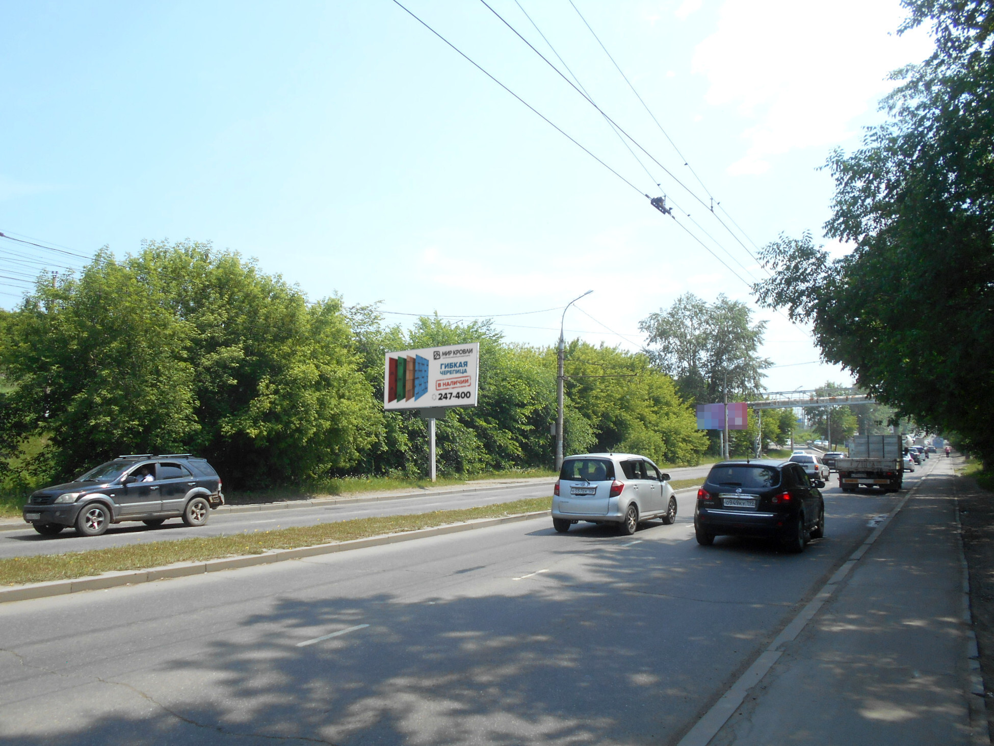 Фотография рекламного носителя, тип: Билборд 3x6, адрес: Объездная а/д, Университетский мкрн., поз.7, Иркутск, Иркутская область, Россия. Сторона Б №836458
