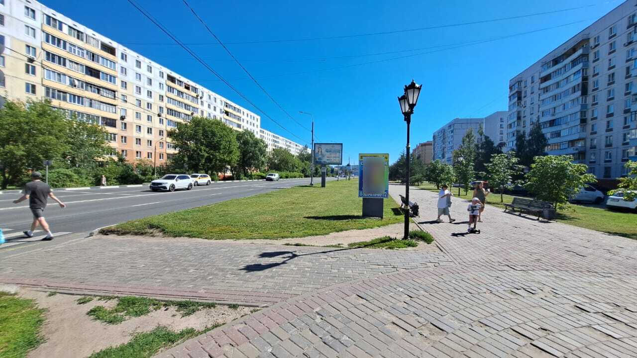 Фотография рекламного носителя, тип: Ситиформат 1.8x1.2, адрес: ул. Декабристов, д.5, Ногинск, Московская область, Россия. Сторона A №620850