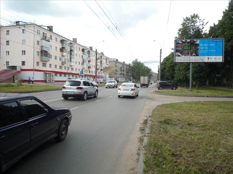 Фотография рекламного носителя, тип: Билборд 3x6, адрес: Велижская ул., д.58, Иваново, Ивановская область, Россия. Сторона А1-А3 №253606