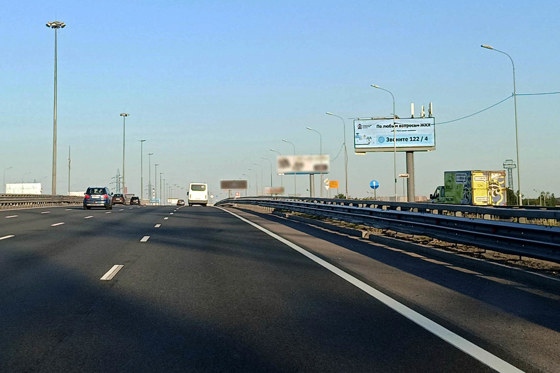 Фотография рекламного носителя, тип: Суперсайт 5x15, адрес: Новорязанское ш., 21 700м, Котельники, Московская область, Россия. Сторона А1 №720154