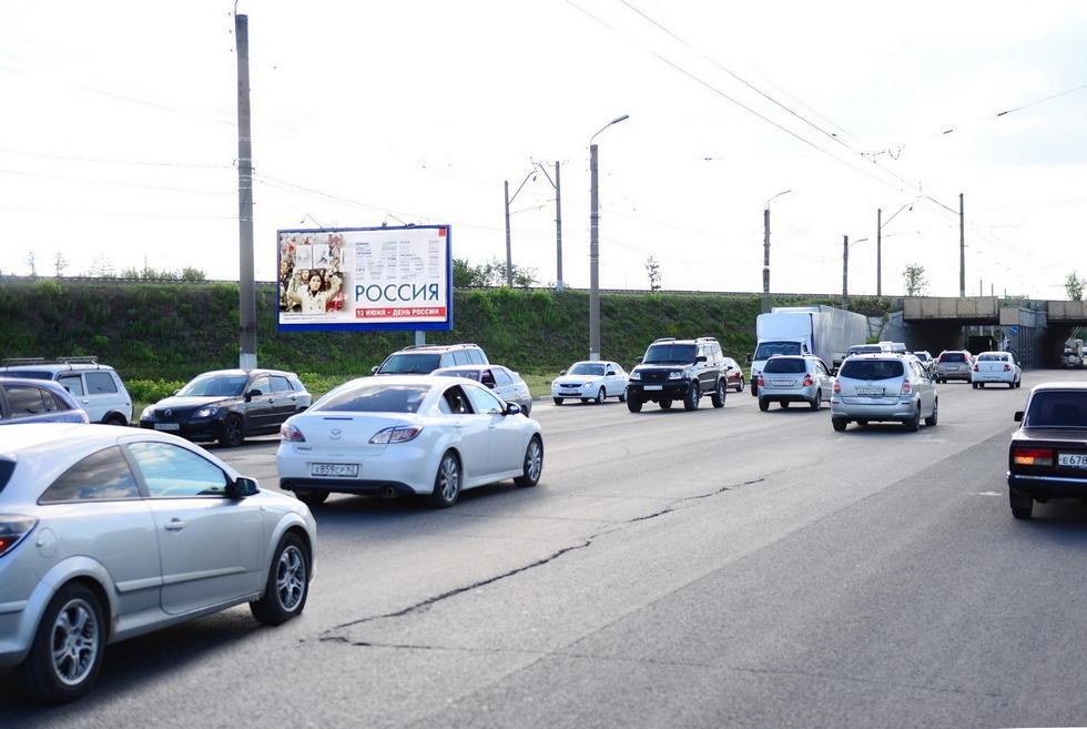 Фотография рекламного носителя, тип: Билборд 3x6, адрес: Московское ш., поз. 1, Рязань, Рязанская область, Россия. Сторона Б1 №156637