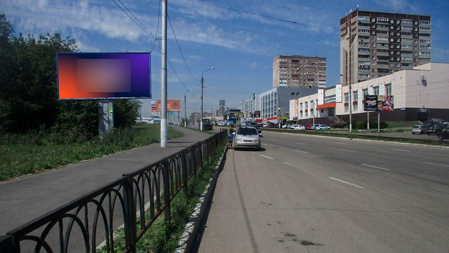 Фотография рекламного носителя, тип: Билборд 3x6, адрес: Завенягина ул. Х Ленина пр-т., Магнитогорск, Челябинская область, Россия. Сторона В №533818