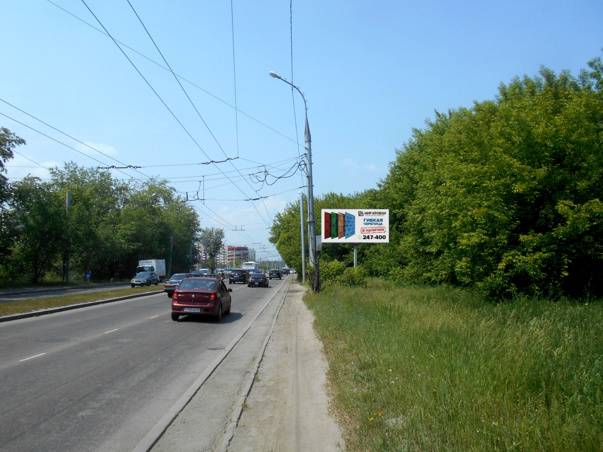 Фотография рекламного носителя, тип: Билборд 3x6, адрес: Объездная а/д, Университетский мкрн., поз.8, Иркутск, Иркутская область, Россия. Сторона А №882938