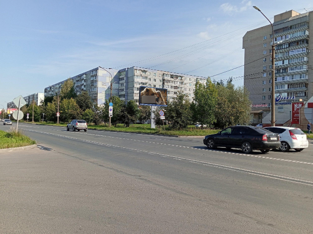 Фотография рекламного носителя, тип: Билборд 3x6, адрес: Кочетова ул., д.23, Великий Новгород, Новгородская область, Россия. Сторона А №545805