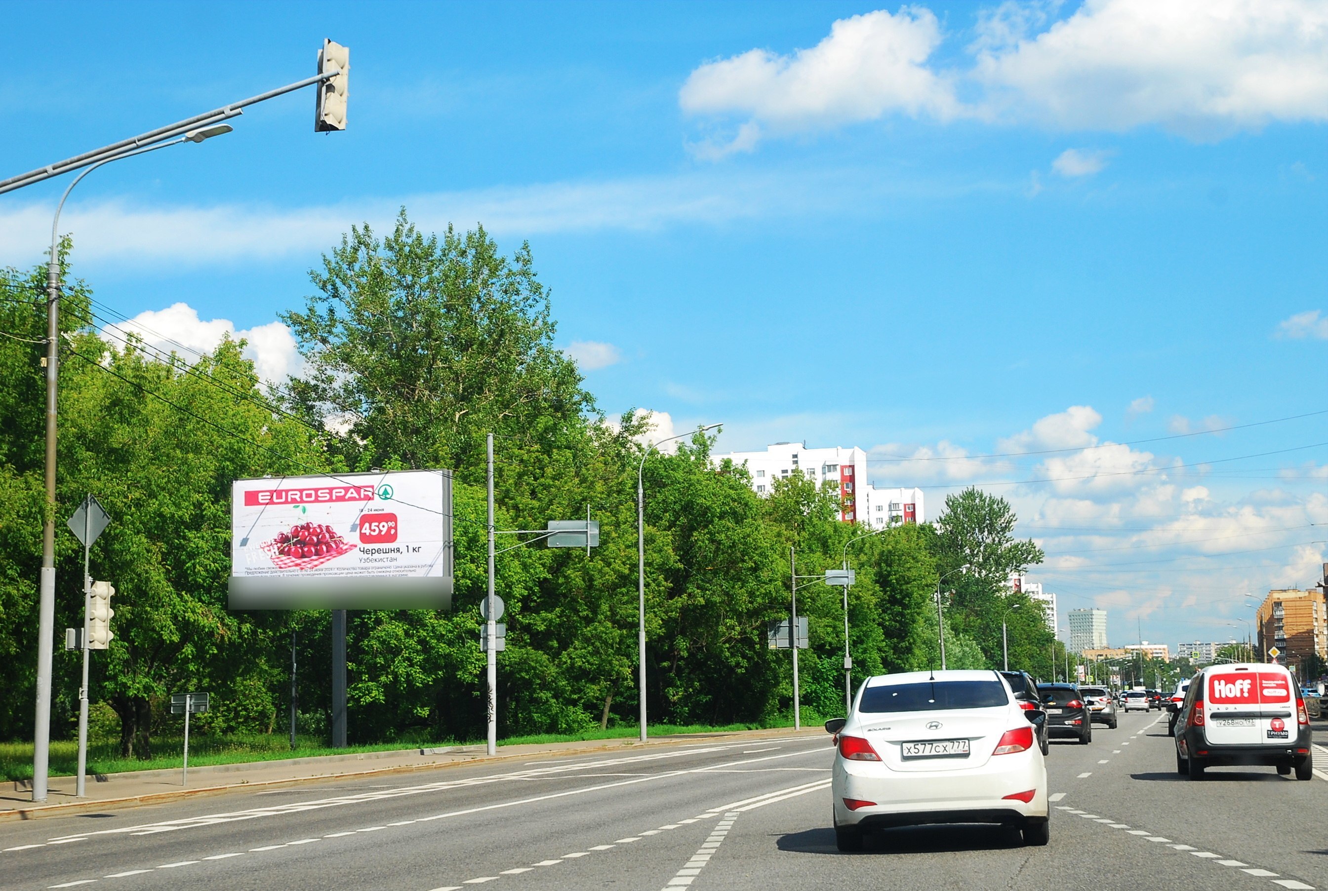 Фотография рекламного носителя, тип: Билборд 3x6, адрес: Дежнева пр-зд., д.2с1, Москва, Россия. Сторона Б №16612