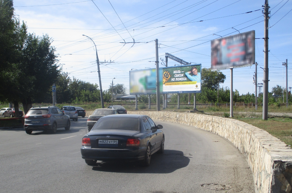 Фотография рекламного носителя, тип: Билборд 3x6, адрес: Орджоникидзе ул., поз.2, Саратов, Саратовская область, Россия. Сторона А2 №99398
