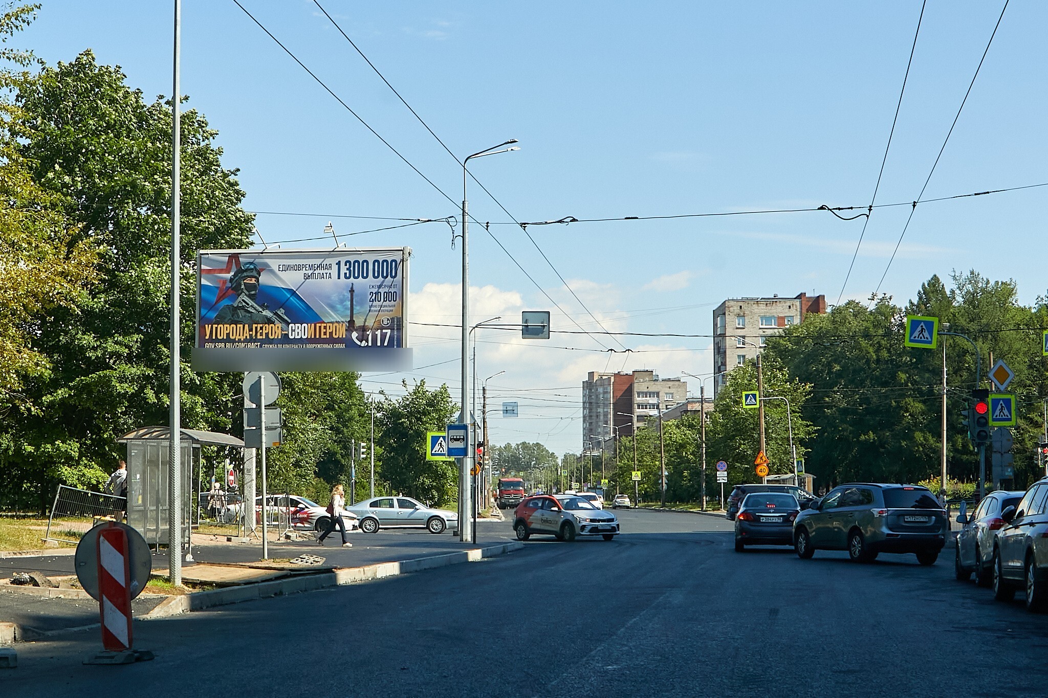 Фотография рекламного носителя, тип: Билборд 3x6, адрес: Металлистов пр-т. Х Замшина ул., д.18, Санкт-Петербург, Россия. Сторона Б1 №719300