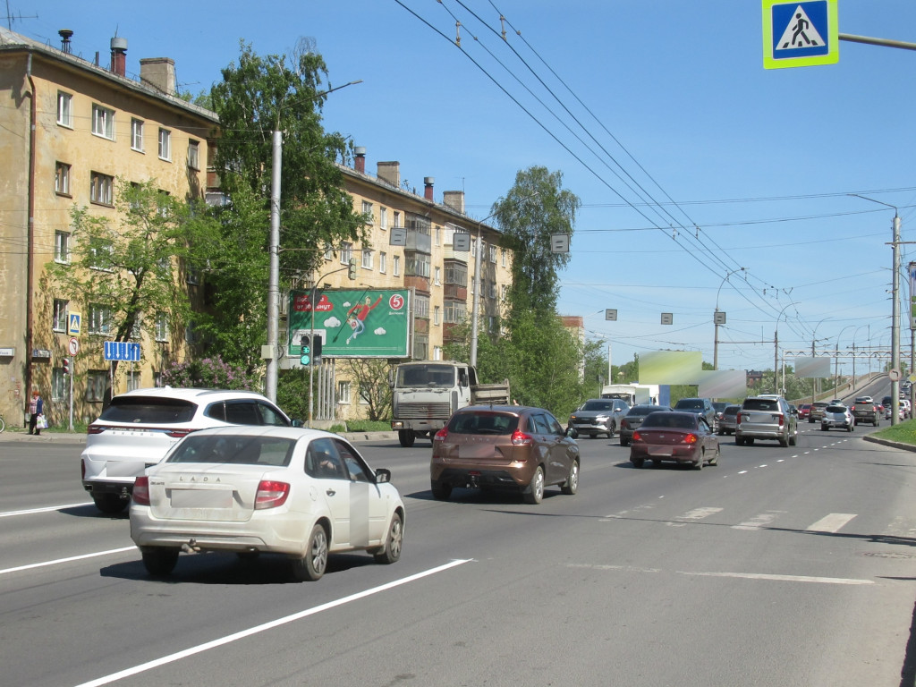 Фотография рекламного носителя, тип: Билборд 3x6, адрес: Ленинградская ул., д.72, Вологда, Вологодская область, Россия. Сторона Б №208085