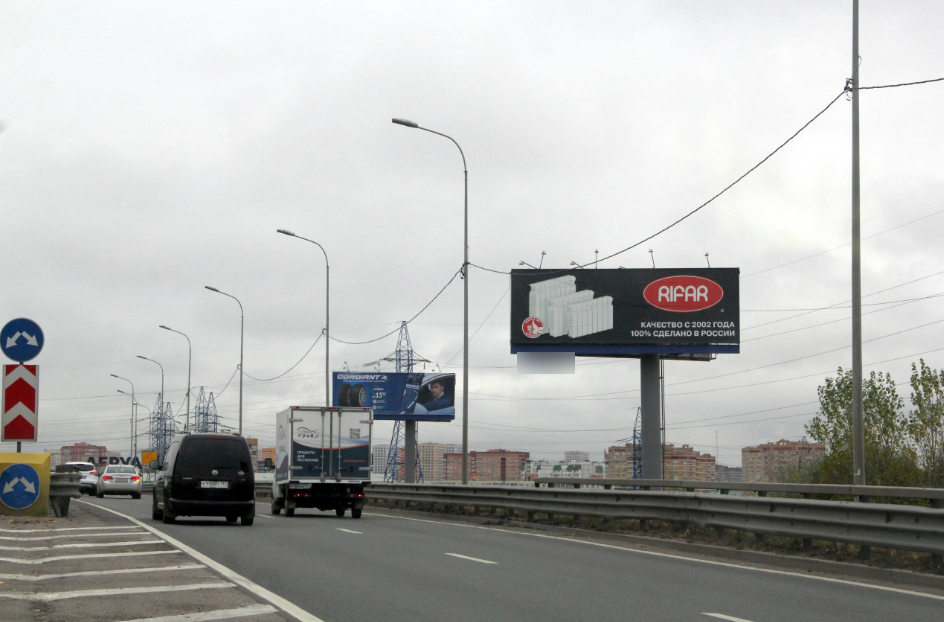 Фотография рекламного носителя, тип: Суперсайт 4x12, адрес: Новорязанское ш., 21 810м, Люберцы, Московская область, Россия. Сторона А №251864